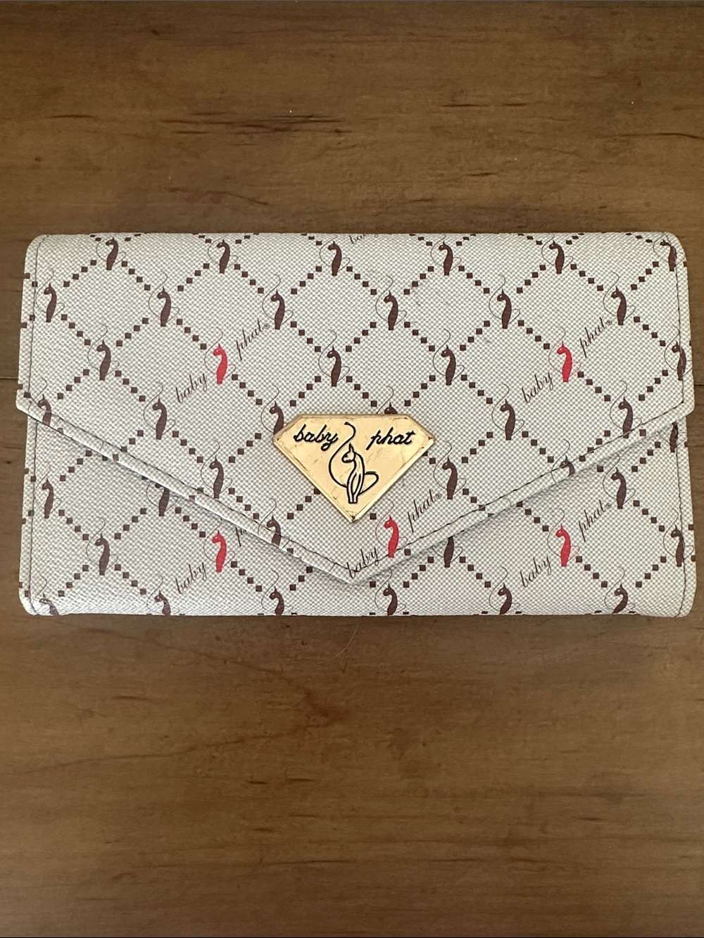 ✨ Vintage Baby Phat Monogram Envelope Clutch Wallet ✨